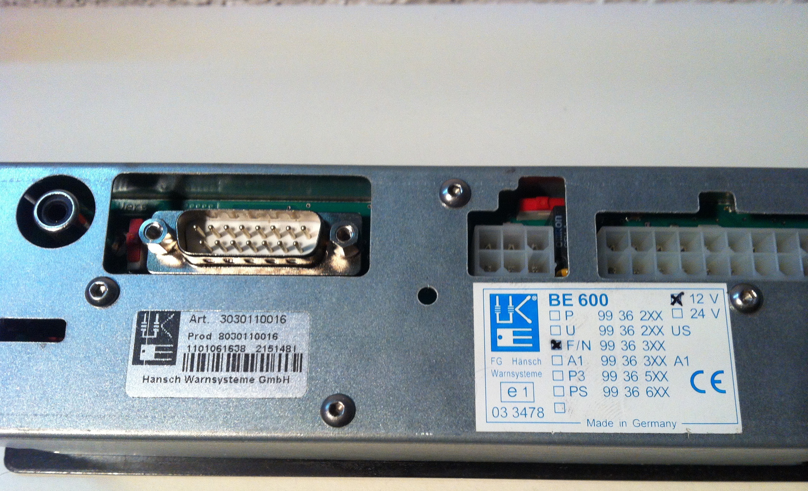 Zwei Hänsch DBS 975 LED mit BE 600 F/N