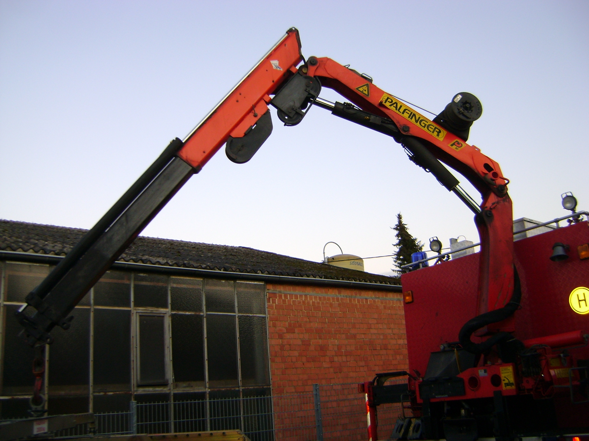 RW Kran MAN 17.232 FA,4x4, mit Palfinger PK 8000 Kran sowie Hydrauliche