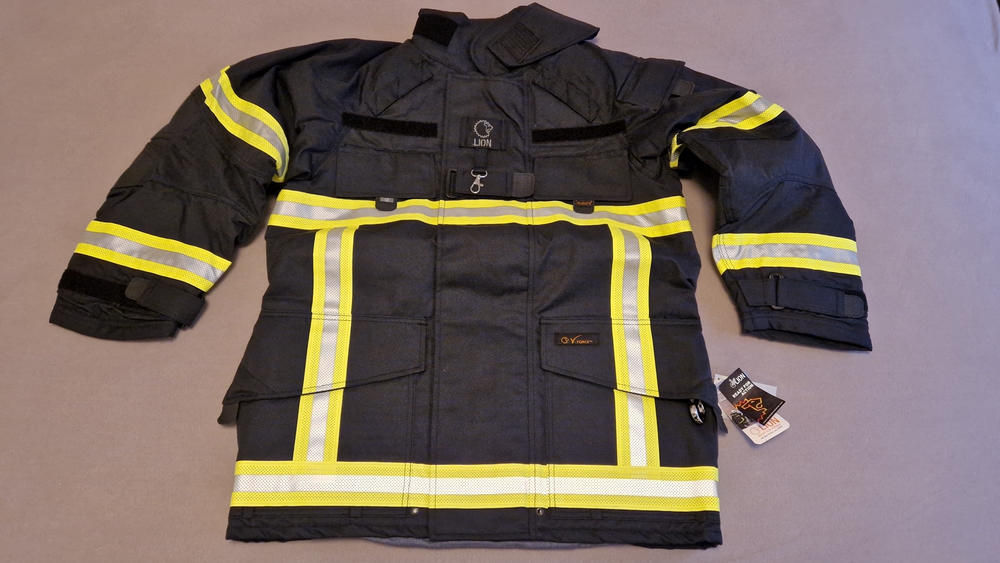 Lion Apparel VForce Feuerwehreinsatzjacke 46/48 NEU